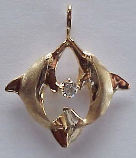 Golden dolphin jewelry pictures